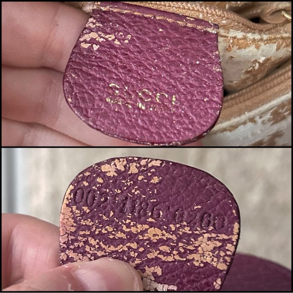 RARE Authentic Vintage Gucci Burgundy Suede Diana Tote Bag Bamboo Handles - Picture 15 of 17